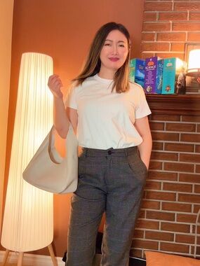 Mango Cream Shoulder Bag